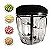 Processador Alimento Manual Grande 5 Lâminas Inox 900ml (PRETO) - Imagem 4
