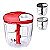 Processador Alimento Manual Grande 5 Lâminas Inox 900ml (VERMELHO) - Imagem 8