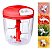 Processador Alimento Manual Grande 5 Lâminas Inox 900ml (VERMELHO) - Imagem 1
