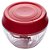 Processador De Alimentos Manual A Corda C 3 Laminas De Inox 350 ML (Cinza) - Imagem 7