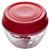 Processador De Alimentos Manual A Corda C 3 Laminas De Inox 350 ML (Vermelho) - Imagem 6