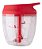 Processador de Alimentos Manual Triturador Mixer 5 Laminas - 850ml Clink (CINZA) - Imagem 2