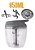 Processador de Alimentos Manual Triturador Mixer 5 Laminas - 850ml Clink (CINZA) - Imagem 20