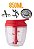 Processador de Alimentos Manual Triturador Mixer 5 Laminas - 850ml Clink (CINZA) - Imagem 7