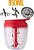 Processador de Alimentos Manual Triturador Mixer 5 Laminas - 850ml Clink (VERMELHO) - Imagem 6