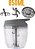 Processador de Alimentos Manual Triturador Mixer 5 Laminas - 850ml Clink (VERMELHO) - Imagem 16