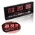 Relógio de Parede LED Vermelho DIGITAL Alto Brilho com Termômetro Data e Hora 3x15x36 - Imagem 8