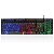Teclado Gamer Semi Mecânico Multimídia Led Rgb Qwerty Antighosting Usb para Pc Notebook Xbox Series X S Ps4 Ps5 - Imagem 4