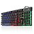 Teclado Gamer Semi Mecânico Multimídia Led Rgb Qwerty Antighosting Usb para Pc Notebook Xbox Series X S Ps4 Ps5 - Imagem 8