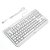 Teclado Gamer Semi Mecânico TKL Led Rgb Multimídia Anti Ghosting Abnt2 Usb para Pc Notebook Mac (Branco) - Imagem 17