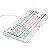 Teclado Gamer Semi Mecânico TKL Led Rgb Multimídia Anti Ghosting Abnt2 Usb para Pc Notebook Mac (Branco) - Imagem 6