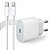 Carregador De Parede Ultra Rápido Com Saída USB-C Power Delivery 20W e Cabo De Carregamento Para iPhone SE X Xr ip - Imagem 2