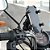 Suporte de Celular com Carregador 2.4a USB Garra para Moto Fixação no Retrovisor ou Parafuso do Guidão - Imagem 8