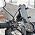 Suporte de Celular com Carregador 2.4a USB Garra para Moto Fixação no Retrovisor ou Parafuso do Guidão - Imagem 9