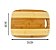 Tábua de Corte Bambu Oval 34cm - Imagem 5