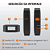 Auxiliar de Partida Compressor de Ar Power Bank Multiuso Portátil Com USB-A e Tipo C - Imagem 5