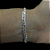 Pulseira elo duplo 21cm x 6mm - prata 925 - Imagem 2