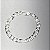 Pulseira 3x1 21cm x 9mm - prata 925 - Imagem 1