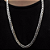 Corrente grumet 70cm x 8mm - prata 925 - Imagem 2