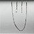 Corrente grumet 70cm x 3mm - prata 925 - Imagem 1