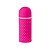 Estojo rosa estampado silicone  base retrátil  1 ziper - ET0840 - Imagem 1