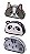 Estojo Estampado Pets Best Friends BRW Panda ET0462 - Imagem 2