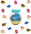 Borracha Tilibra Mini Bubble Pote com 20 Unidades TILIBRA 324752 - Imagem 2