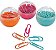 Clips 28mm Bol Color C/ 80 178306 TILIBRA - Imagem 1