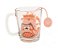Caneca de Vidro Basic Com Infusor Bubu Mãe Coruja 38061 Uatt - Imagem 1