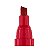 MARCADOR PERMANENTE VERMELHO COM PONTA CHANFRADA - CAIXA C/ 12UN BRW- CA4003 - Imagem 2