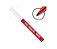 Canetinha Hidrocolor Vermelha - BRW CA8009 - Imagem 1