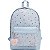 Mochila de Costas Académie Coração Metalizado Azul com detalhes Rosé TILIBRA 347809 - Imagem 1