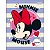 Caderno Brochura Capa Dura Caligrafia Minnie 40 Folhas TILIBRA 149781 - Imagem 6