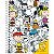 Caderno Espiral Capa Dura Colegial 10 Matérias Snoopy 160 Folhas TILIBRA 229644 - Imagem 2