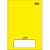 Caderno Brochura Capa Dura 1/4 D+ Amarelo 48 Folhas TILIBRA 116688 - Imagem 1