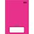 Caderno Brochura Capa Dura 1/4 D+ Rosa 96 Folhas TILIBRA 317411 - Imagem 1