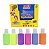 Tinta Guache com Tampa Pincel- Com Brilho e Cores Neon - Radex 019275 - Imagem 1