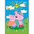 Caderno Brochura Capa Dura 1/4 Peppa Pig 80 Folhas TILIBRA 357944 - Imagem 3