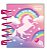 Kit Mini Itens de Papelaria Unicórnio - Blister com 5 Unidades - Tilibra - 390747 - Imagem 5