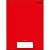 Caderno Brochura Capa Dura Universitário D+ Vermelho 96 Folhas TILIBRA 116815 - Imagem 1