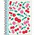 Caderno Espiral Capa Dura Universitário 1 Matéria Amarena 80 Folhas - TILIBRA -397750 - Imagem 3