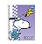 Caderno Espiral Capa Dura Universitário 1 Matéria Snoopy Fit 80 Folhas - Tilibra 396052 - Imagem 3