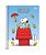 Caderno Espiral Capa Dura Universitário 1 Matéria Snoopy Fit 80 Folhas - Tilibra 396052 - Imagem 4