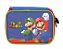 Estojo Box Infantil Escolar Mario E Luigi Azul - Imagem 1