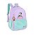 Mochila Escolar Snoopy Roxo e Verde - Imagem 1