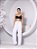 Calça Pantalona Duna Feminina com Bolsos Laterais - Imagem 1