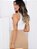 Conjunto Feminino Duas Cores Cropped e Saia Midi Tecido Anarruga Moda Bicolor Blogueira 2024 - Imagem 6