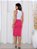 Conjunto Feminino Duas Cores Cropped e Saia Midi Tecido Anarruga Moda Bicolor Blogueira 2024 - Imagem 14