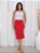 Conjunto Feminino Duas Cores Cropped e Saia Midi Tecido Anarruga Moda Bicolor Blogueira 2024 - Imagem 16