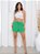 Shorts Feminino Duna Liso Cintura Alta Tendência Moda Verão com Elasticos Bolsos - Imagem 17